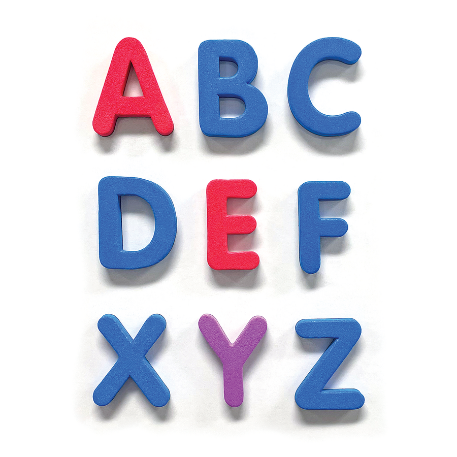 Tite Letters Teacher Created Resources Magnetic Foam: Small Uppercase Letters – The ...