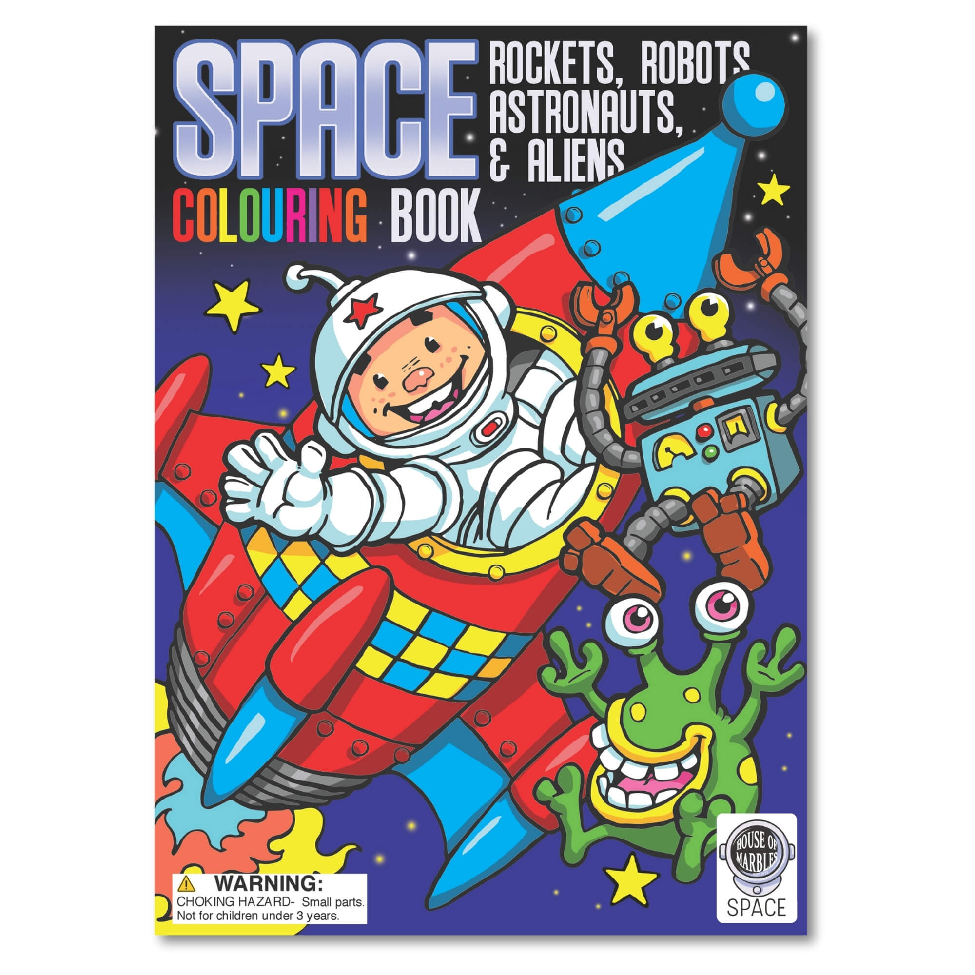 House of Marbles Space Colouring Book
