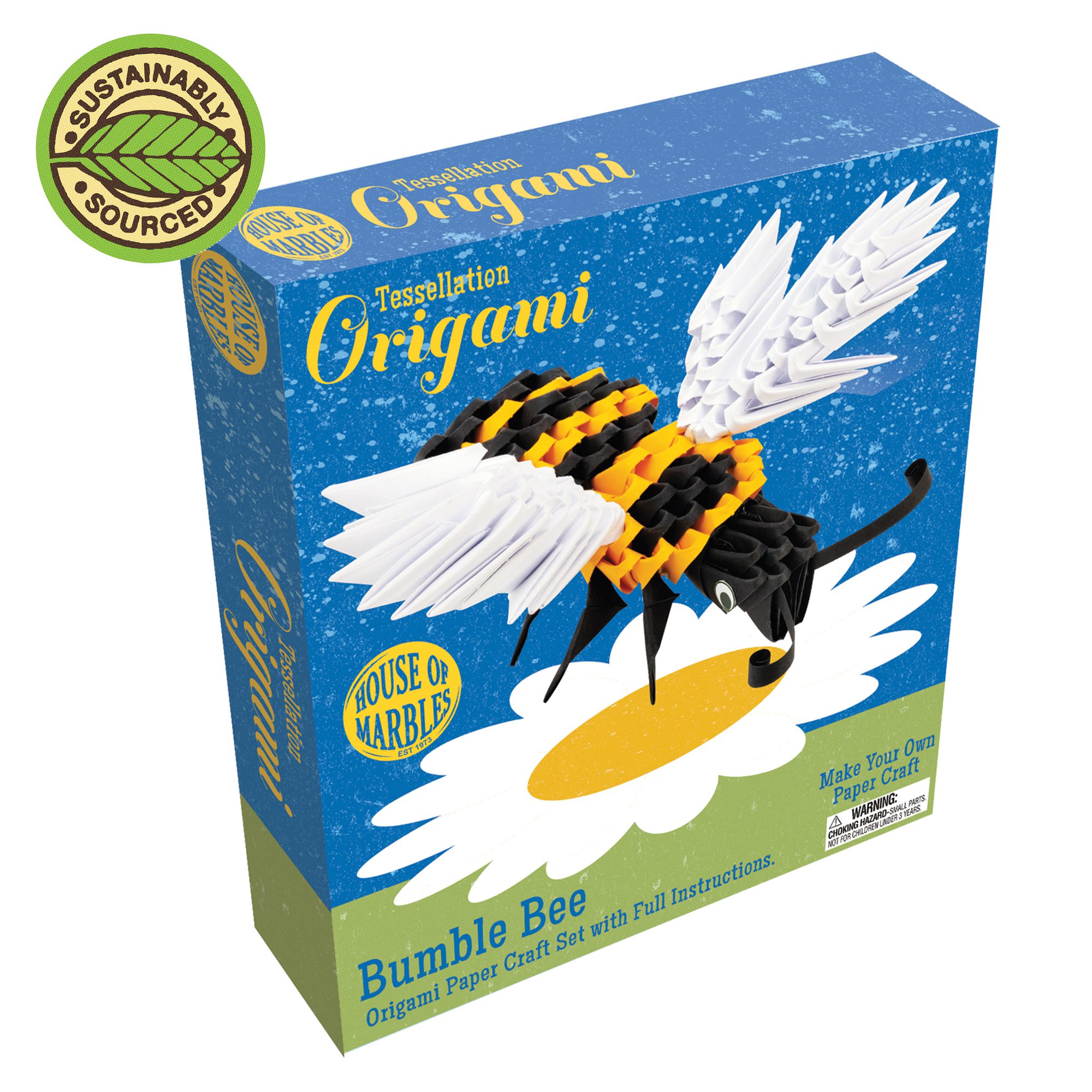 House of Marbles Origami Paper Craft Set: Bee