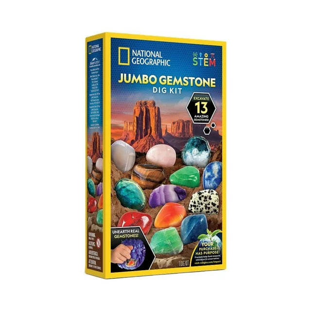 National Geographic Jumbo Gemstone Dig Kit
