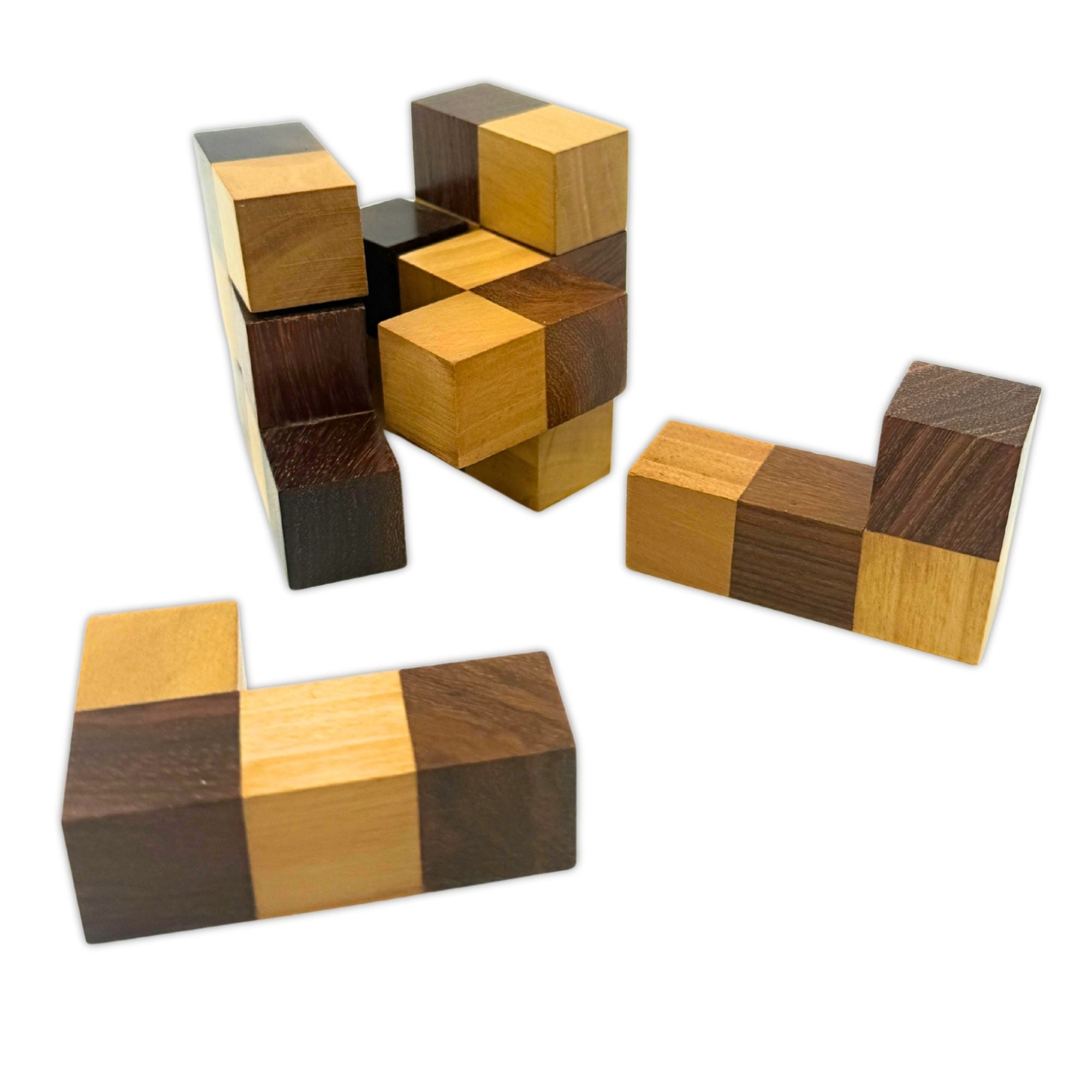 House of Marbles Classic Wooden Cube Puzzle