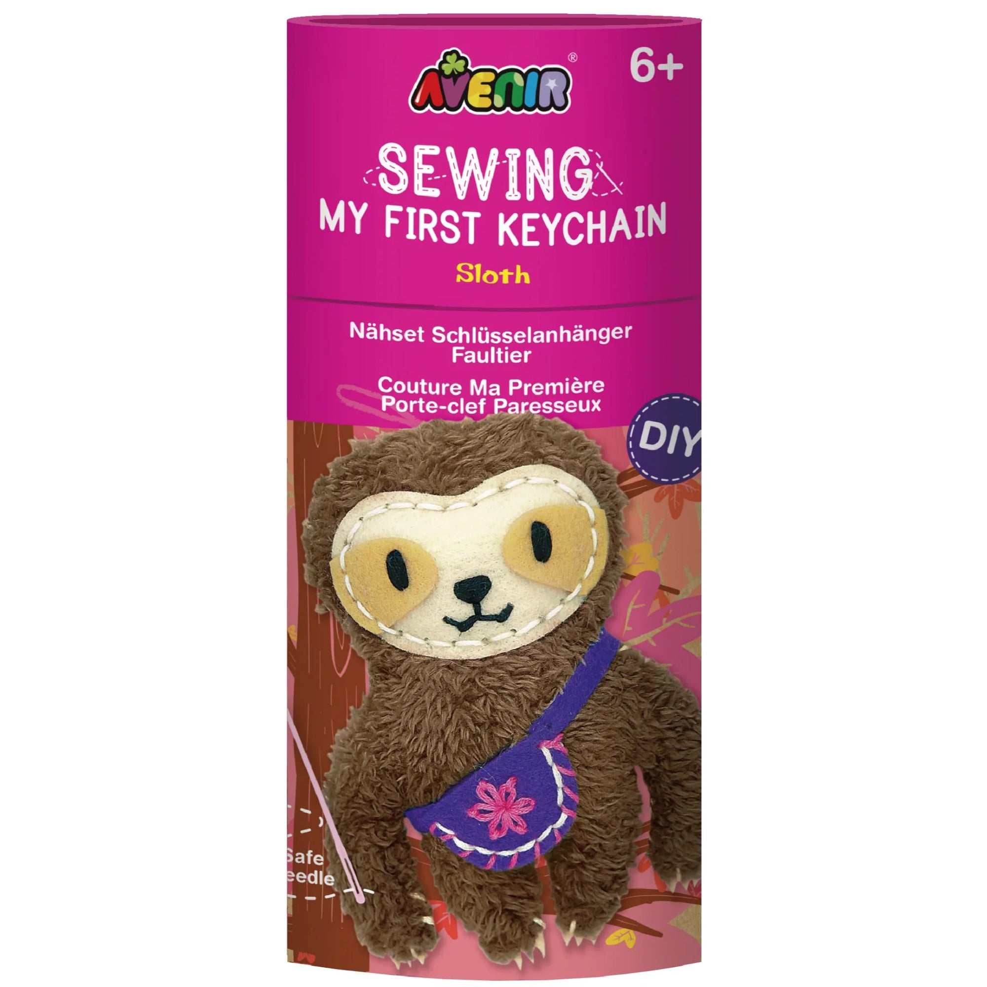 Avenir DIY Sewing Keychain - Sloth