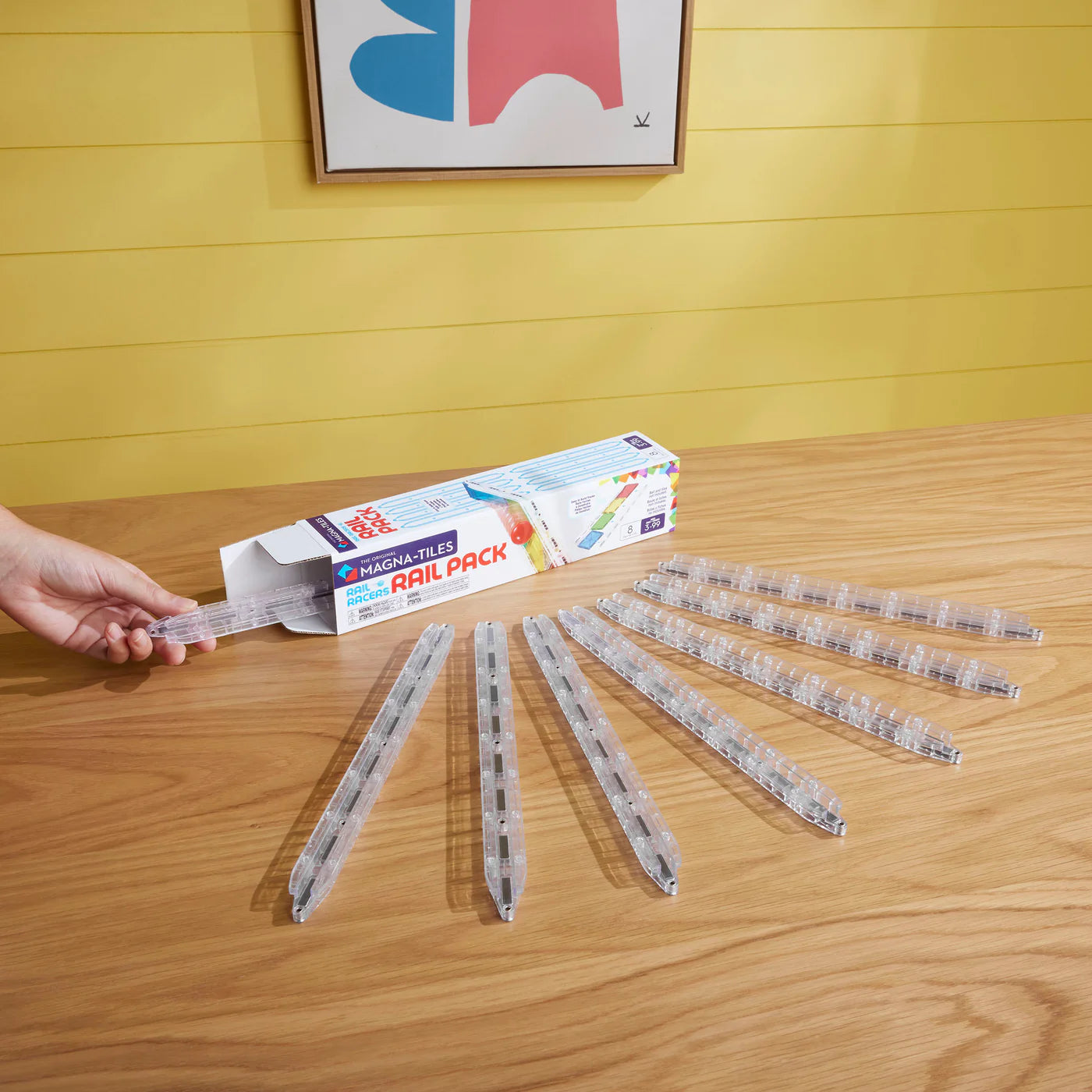 Magna-Tiles Rail Racer Rail Pack