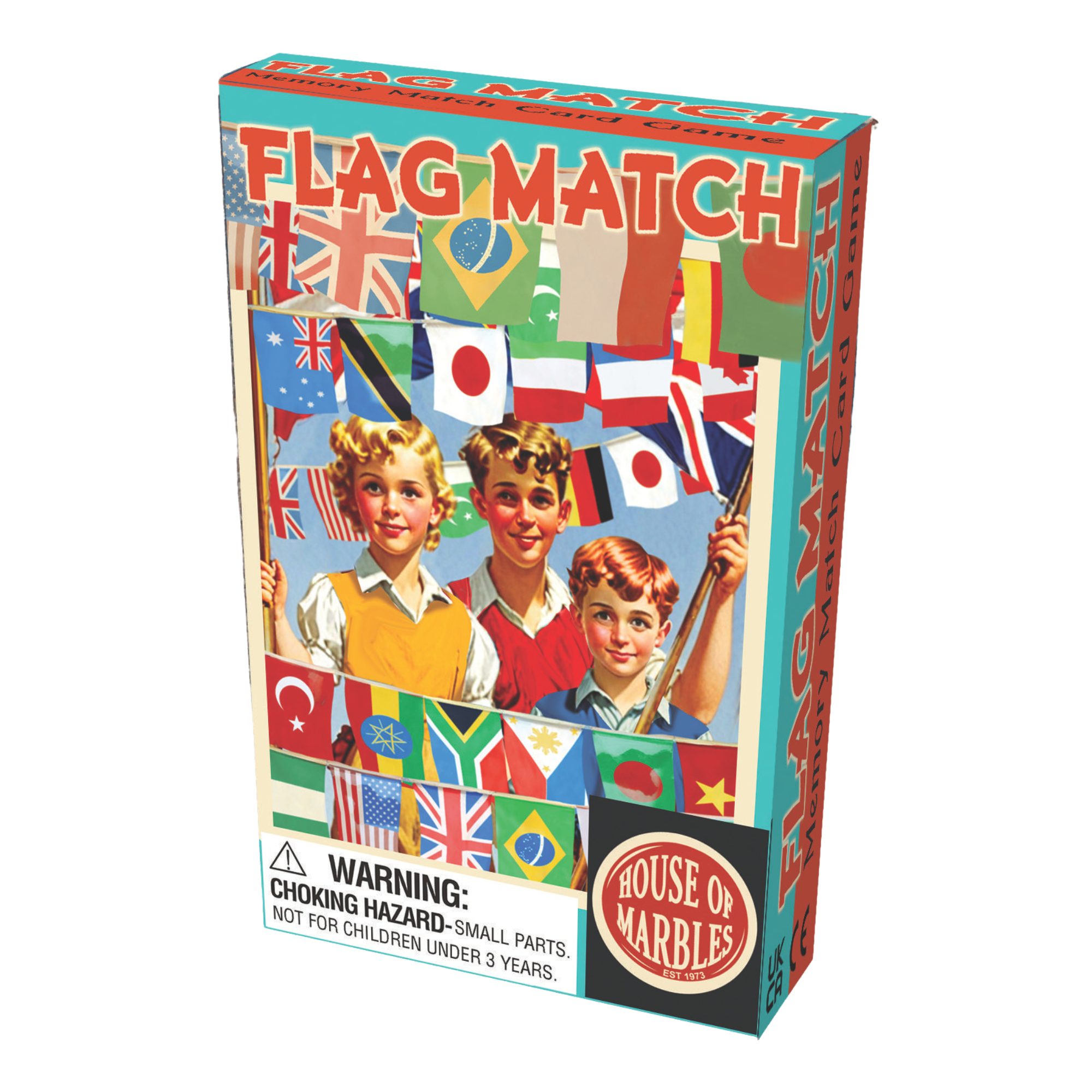House of Marbles Flag Match Card Game