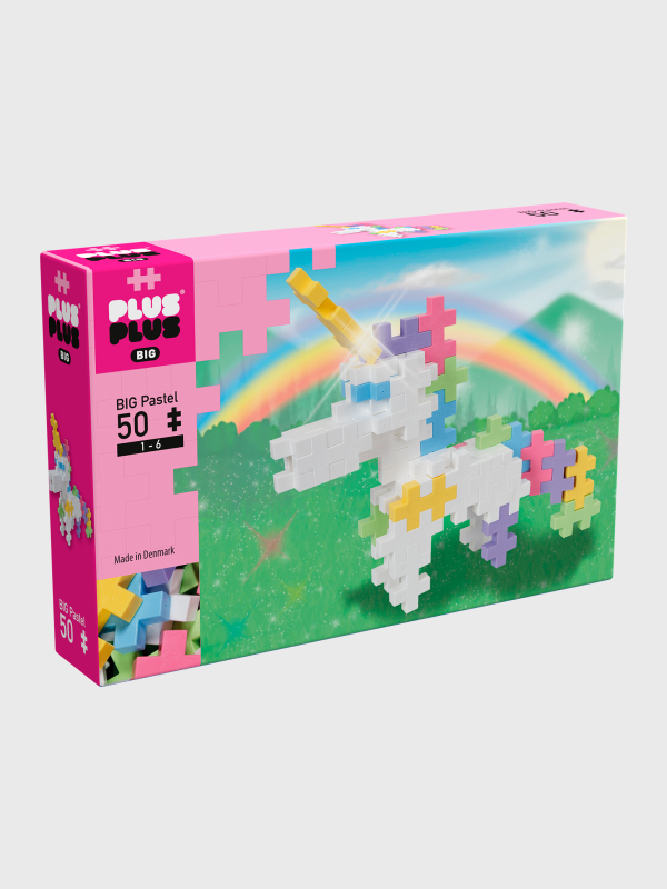 Plus-Plus BIG Pastel Unicorn 50 pcs