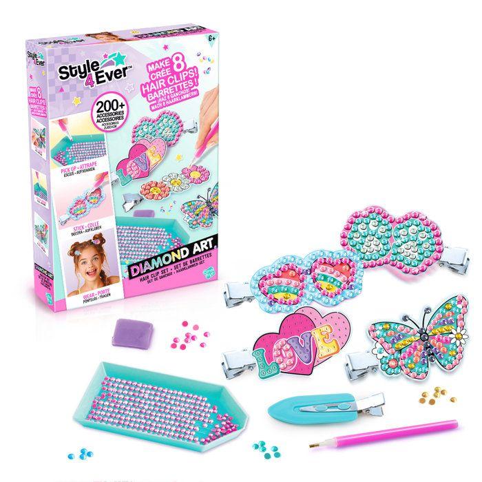 Style 4 Ever Diamond Art Hair Clip Set