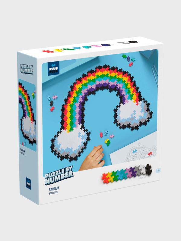 Plus-Plus Puzzle By Number Rainbow 500pcs