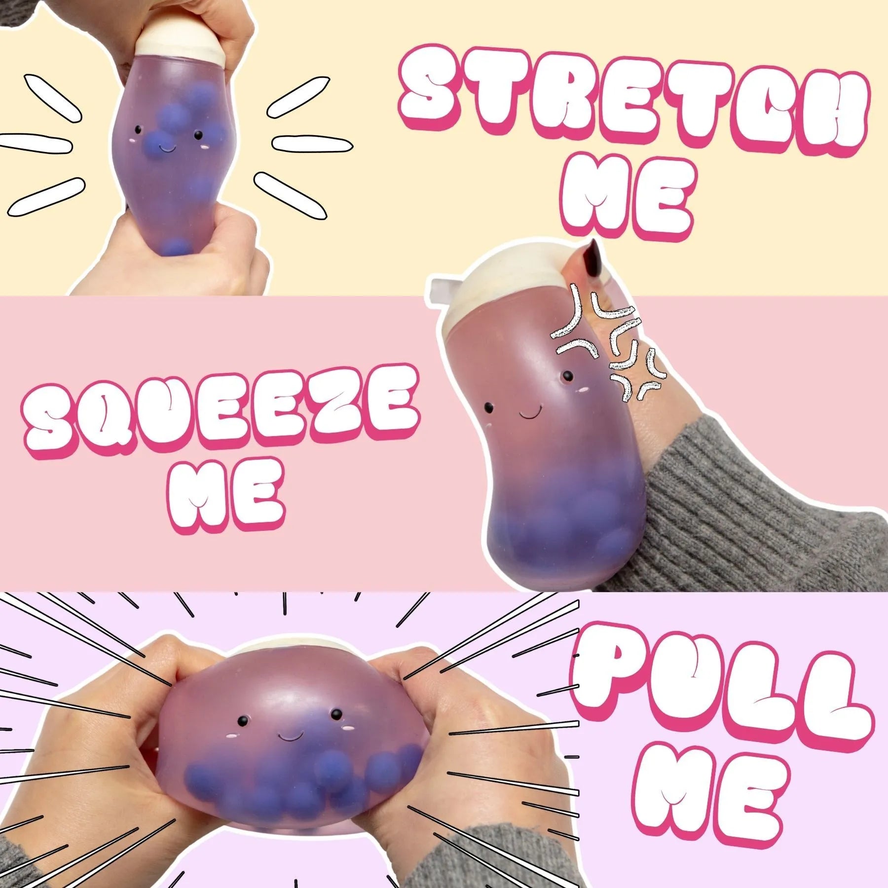 Boxer Gifts Stress Toy: Boba Tea