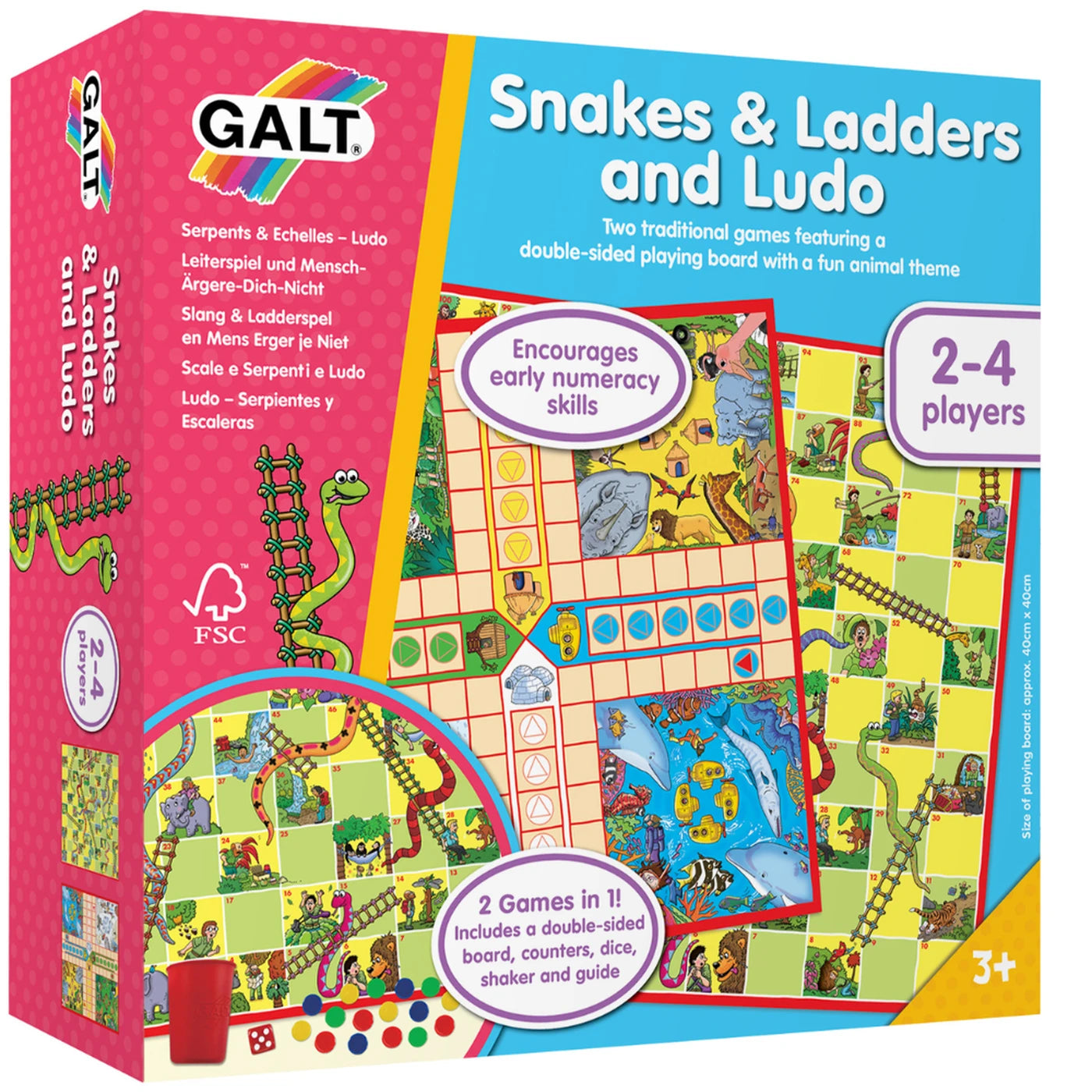 Galt Snakes & Ladders and Ludo