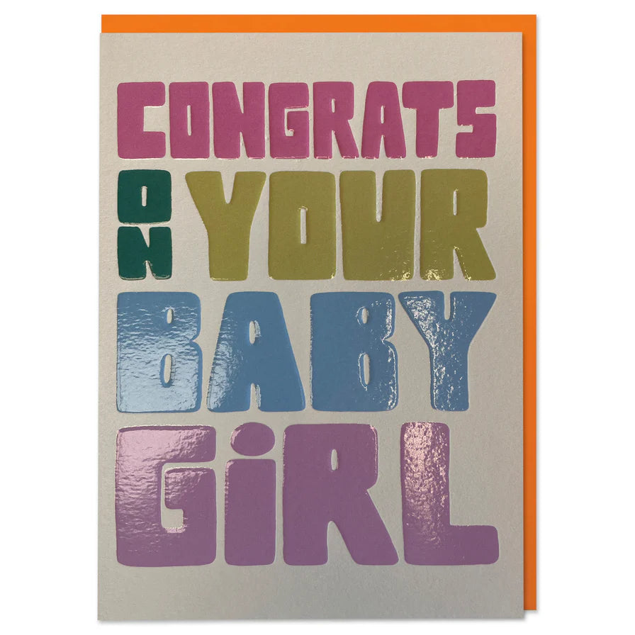 Raspberry Blossom Congrats On Your Baby Girl