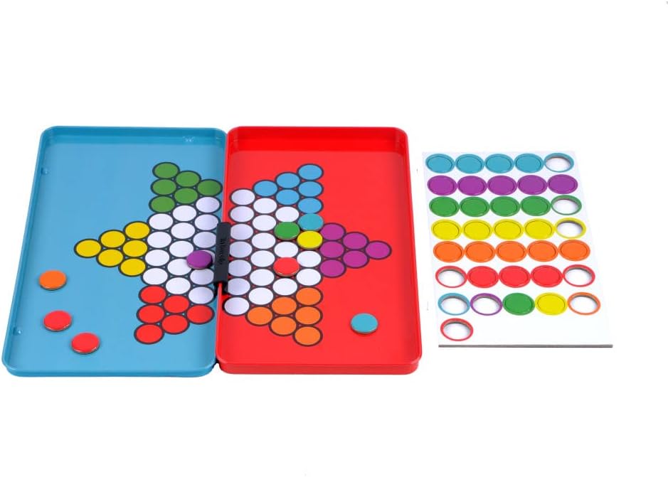 Purple Cow To Go Magnetic Travel Games: Chinese Checkers