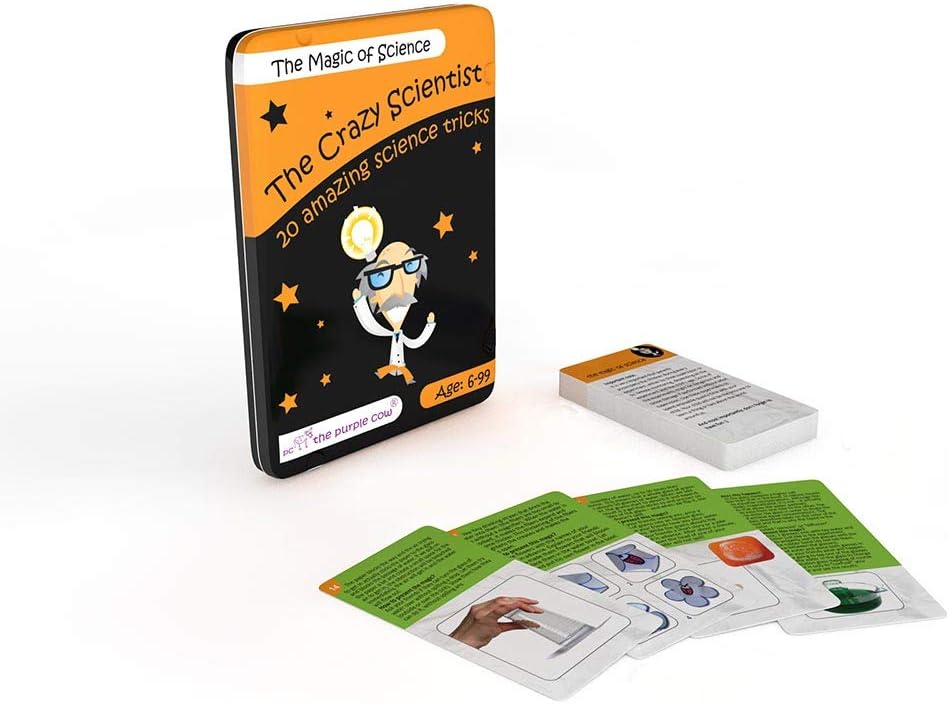 Purple Cow Crazy Scientist Activity Cards: Forces & Energy