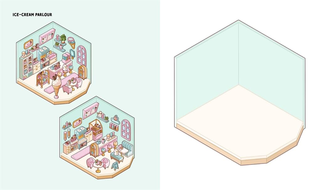 Cute N Cozy Sticker Therapy: Cozy Town