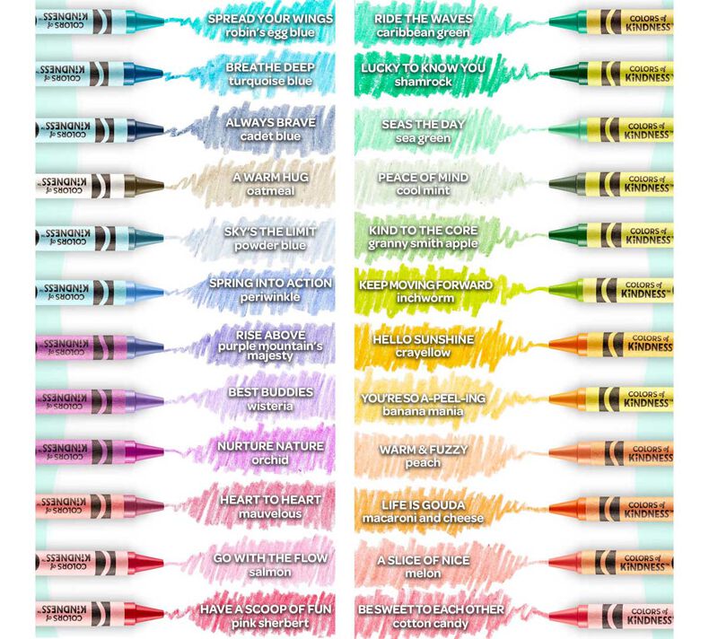 Crayola Colors of Kindness Crayons (24ct)