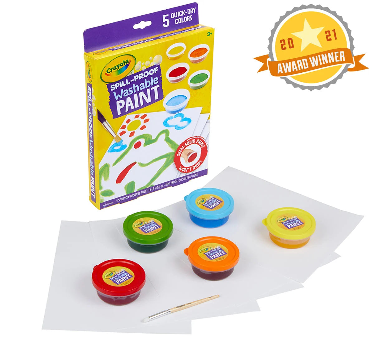 Crayola Washable Spill-proof Paint Kit