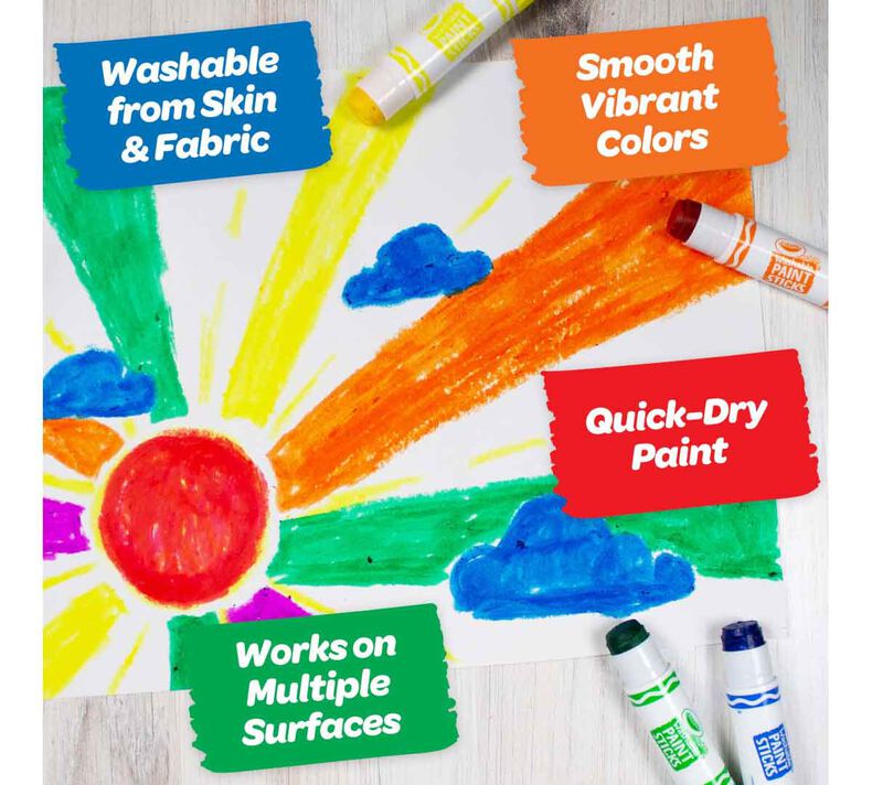 Crayola Washable Paint Sticks 6ct
