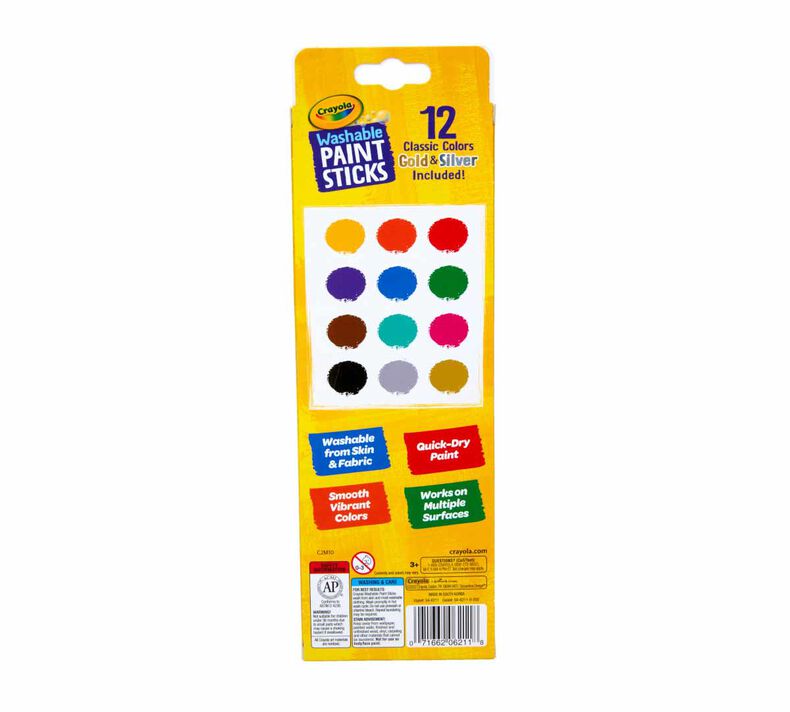 Crayola Washable Paint Sticks 12ct
