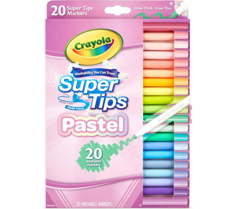 Crayola Pastel Supertip Markers (20ct)