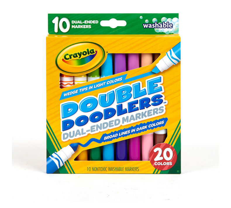 Crayola Dual-Ended Double Doodlers Markers (10ct)