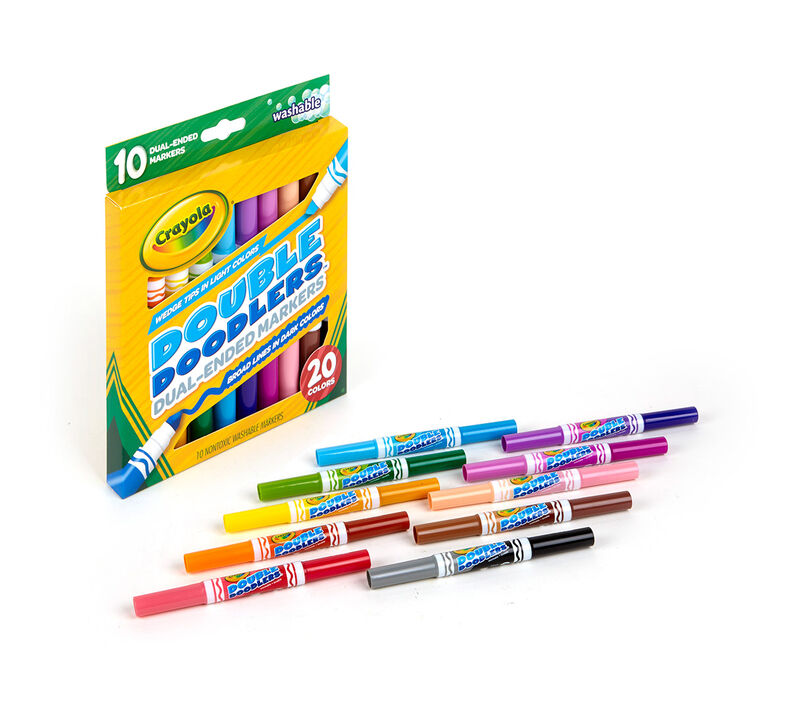 Crayola Dual-Ended Double Doodlers Markers (10ct)