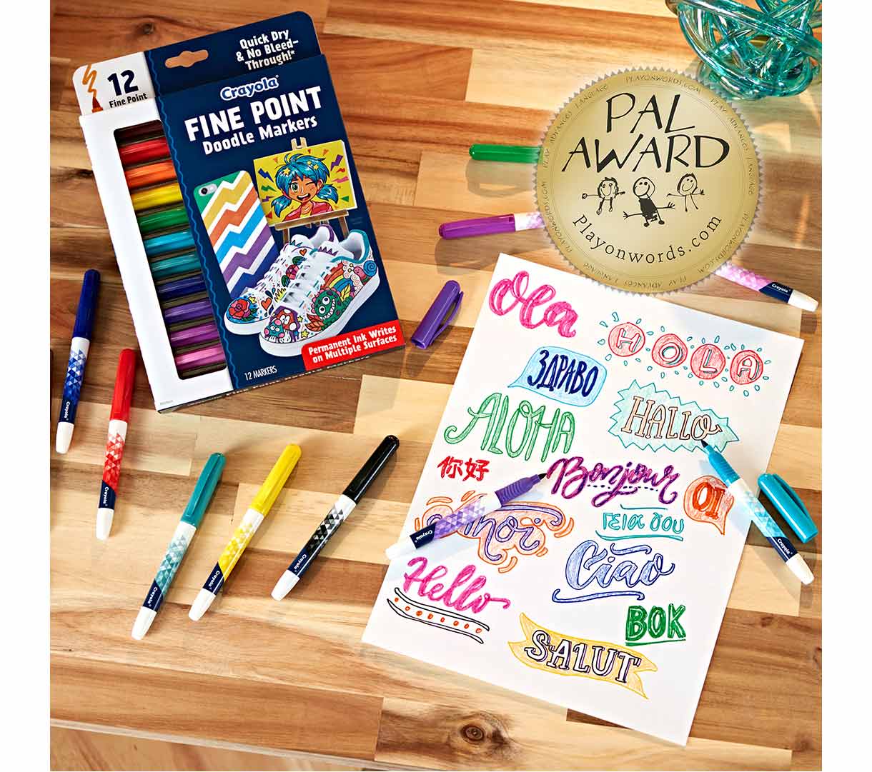 Crayola Doodle Marker Finepoint (12ct)