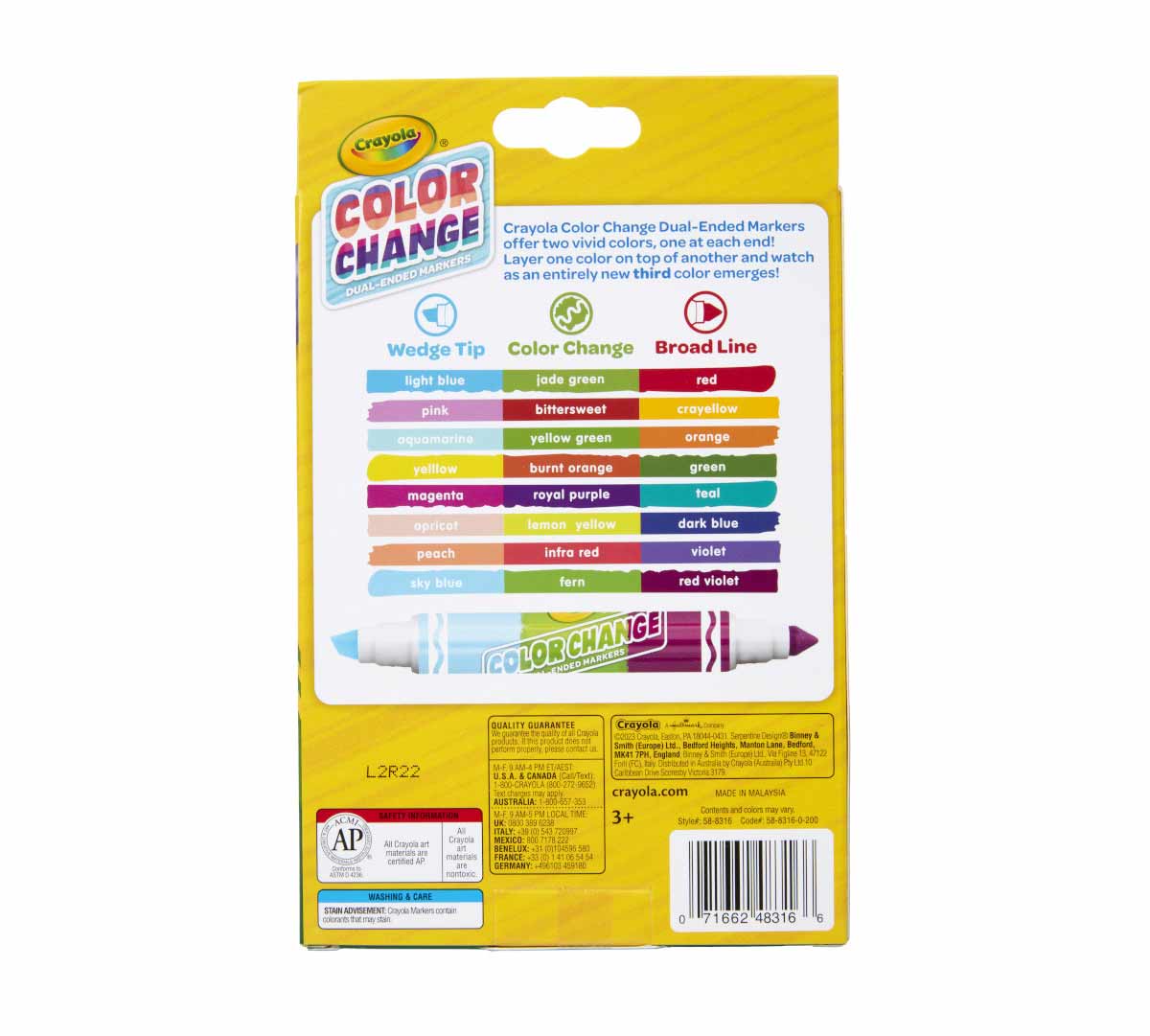Crayola Marker Color Change Dual End (8ct)