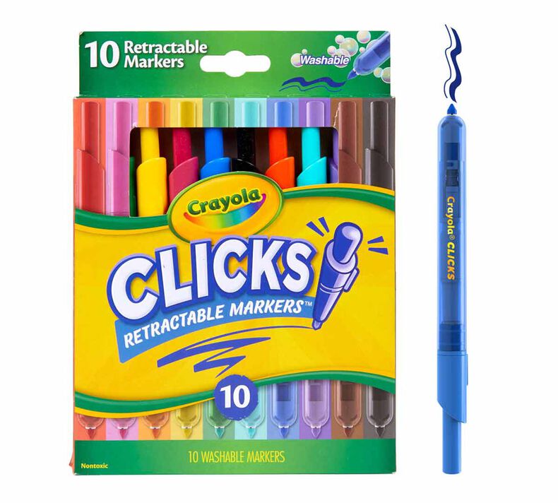 Crayola Washable Retractable Markers (10ct)