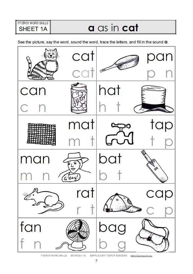 Fitzroy Word Skills 1 (1-10)