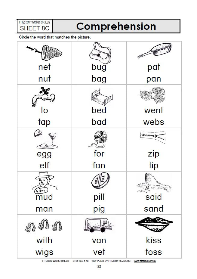 Fitzroy Word Skills 1 (1-10)