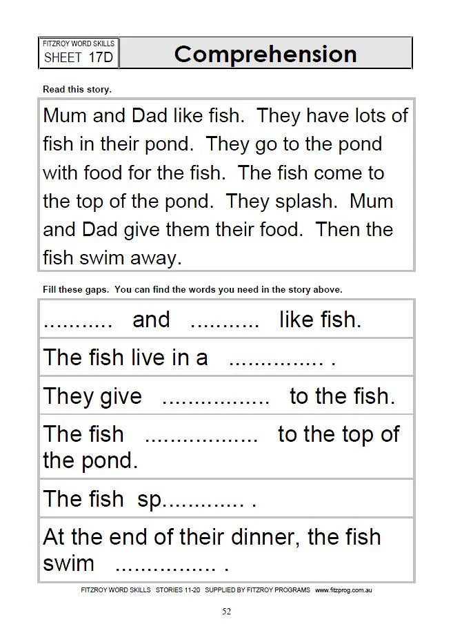 Fitzroy Word Skills 2 (11-20)