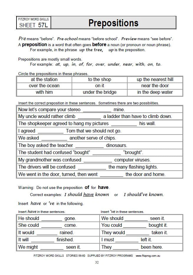 Fitzroy Word Skills 6b (56-60)