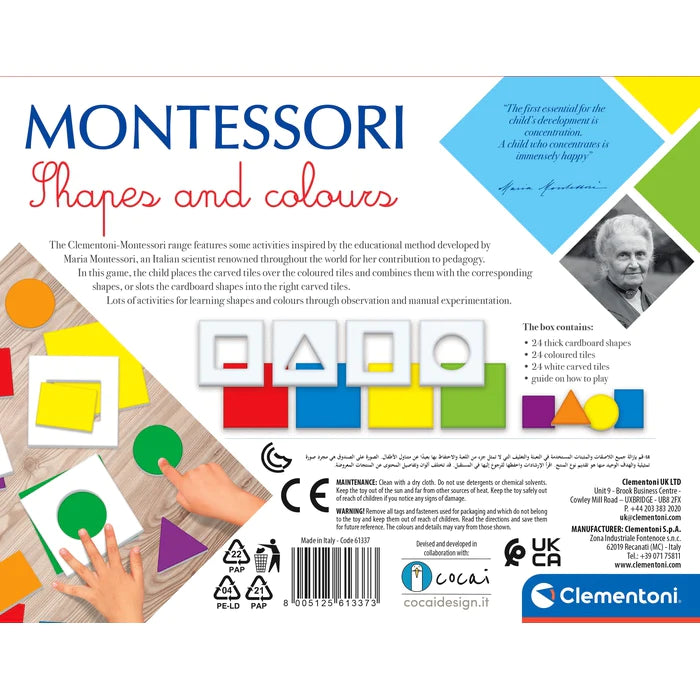 Clementoni Montessori - Shapes and Colours