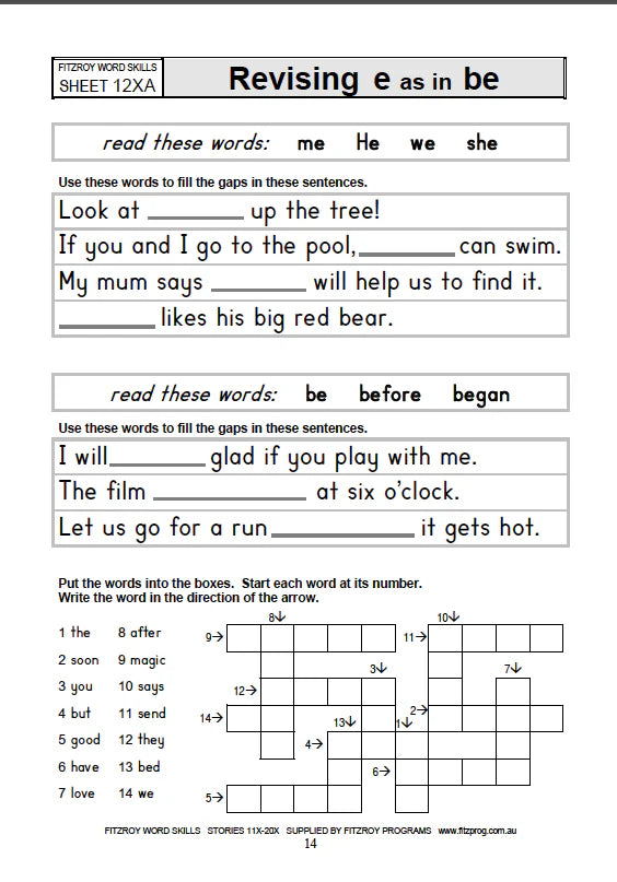 Fitzroy Word Skills 2x (11X-20X)