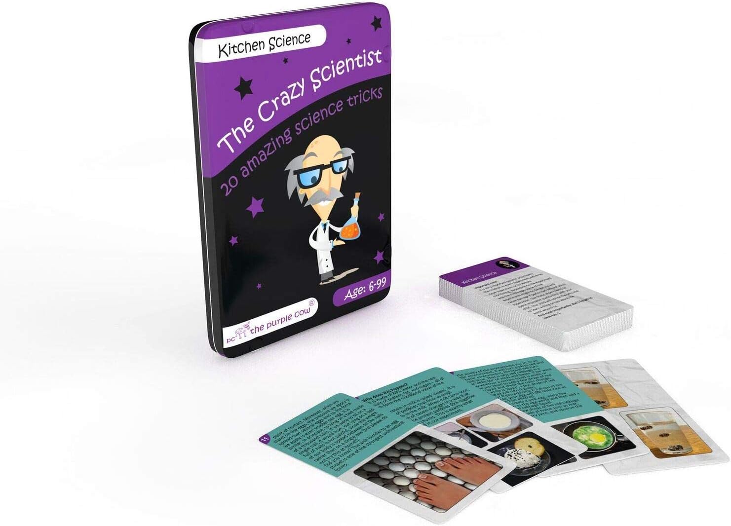 Purple Cow Crazy Scientist Activity Cards: Kitchen Science