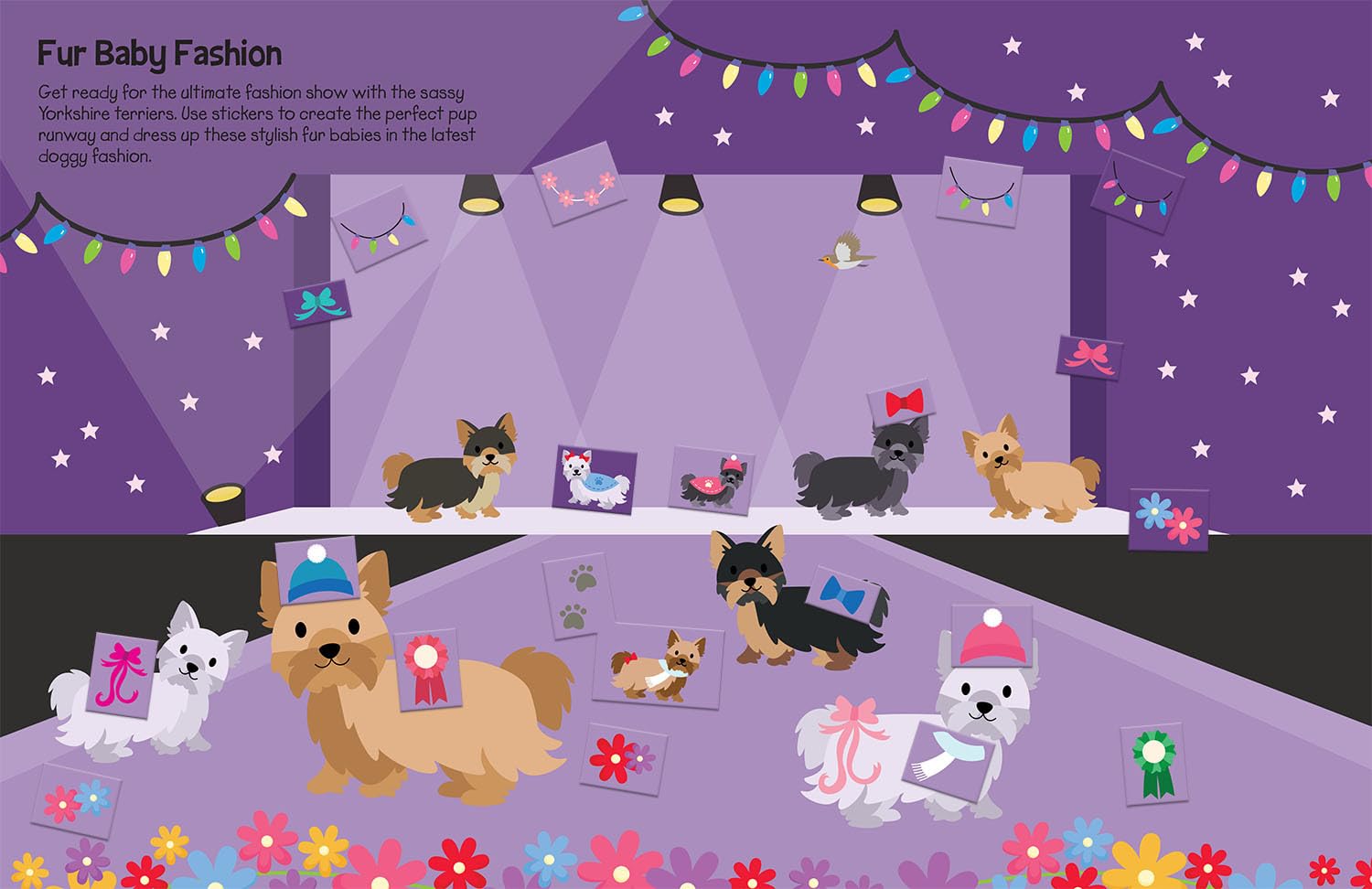 555 Sticker Fun Cats & Dogs