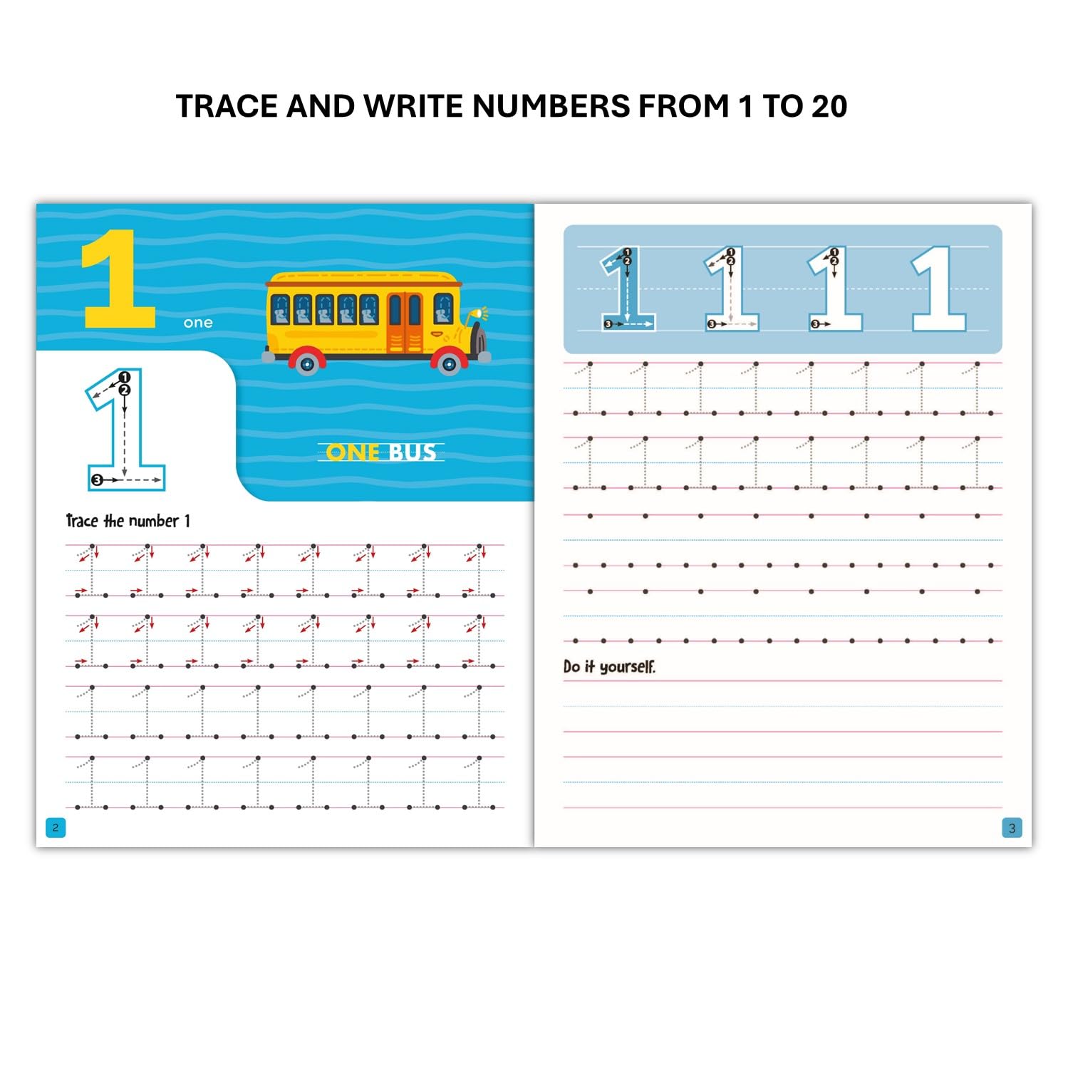 Lets Learn Writing: Numbers 1 To 20