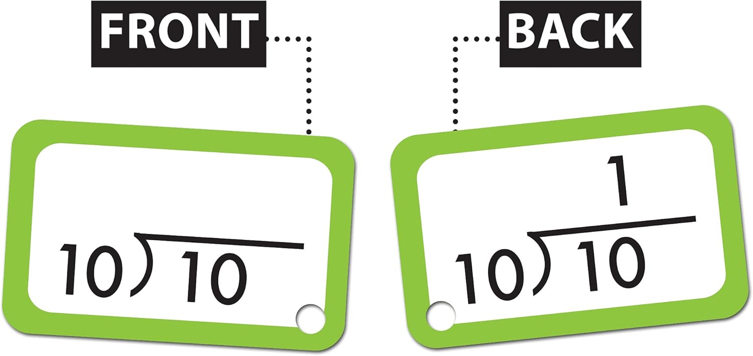 Edupress Math In A Flash Cards: Division