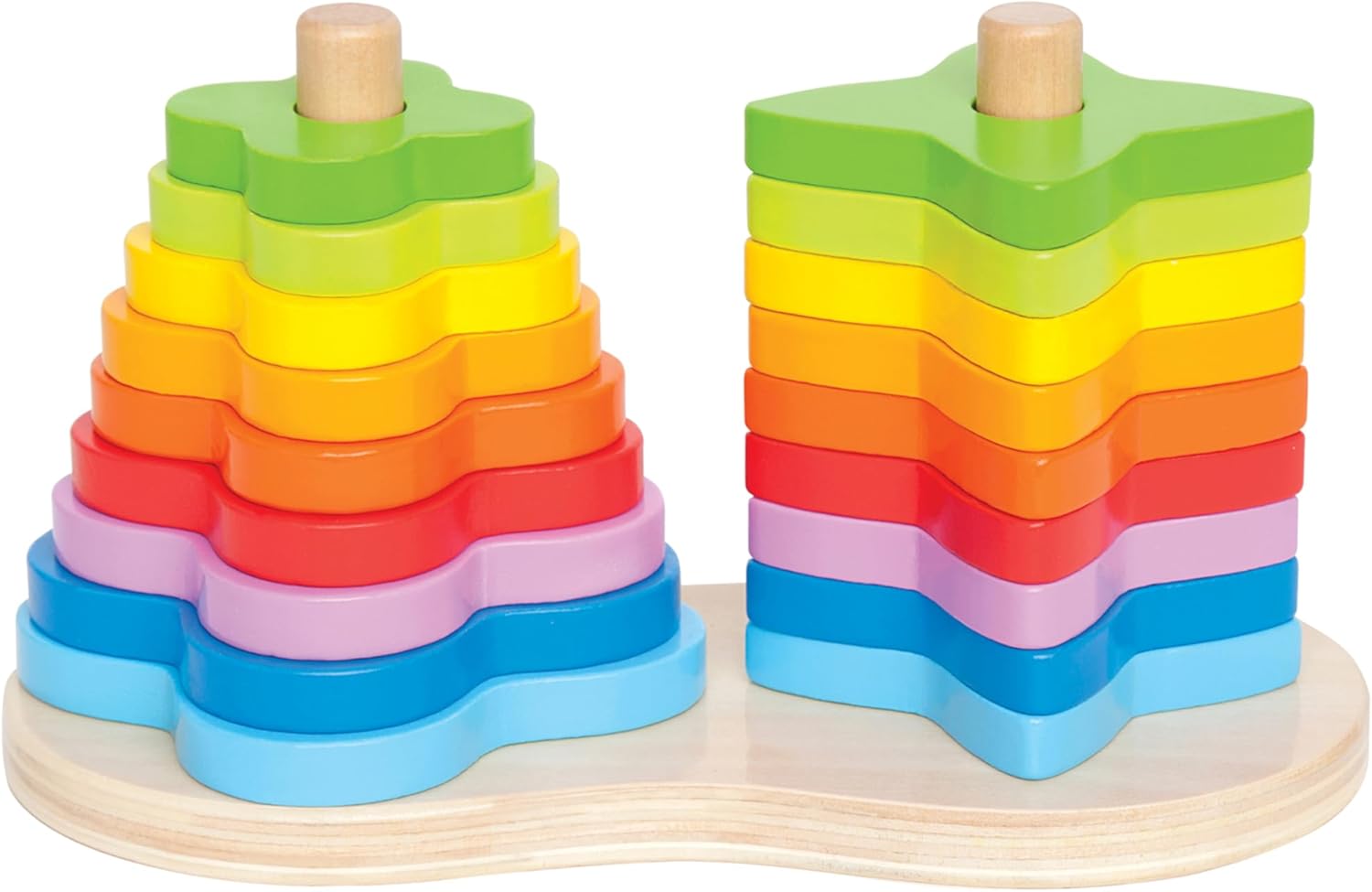 Hape Double Rainbow Stacker