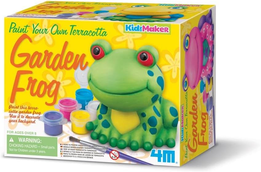 4M Paint Your Own Terracotta Garden Frog