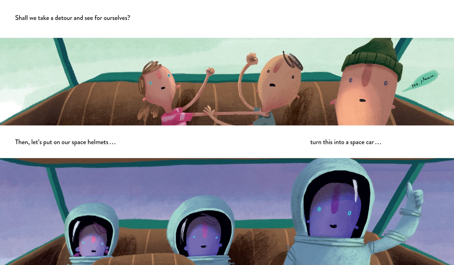 Meanwhile Back on Earth... by Oliver Jeffers