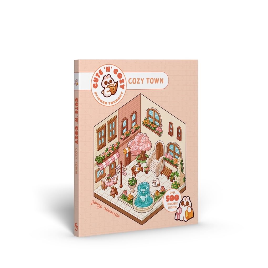 Cute N Cozy Sticker Therapy: Cozy Town