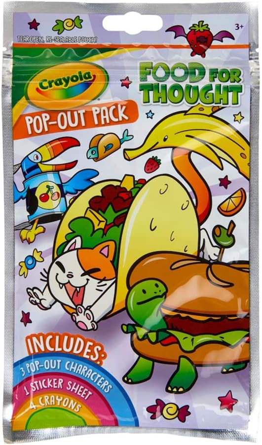 Crayola Pop-Out Pack Food For Thought