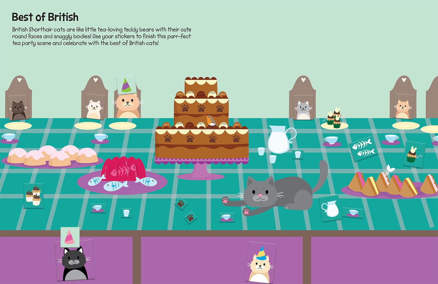 555 Sticker Fun Cats & Dogs