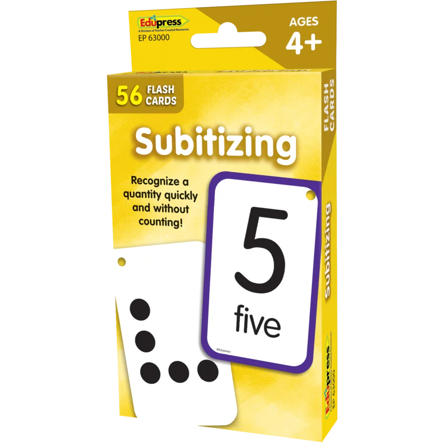 Teacher Created Resources Subitizing Flash Cards