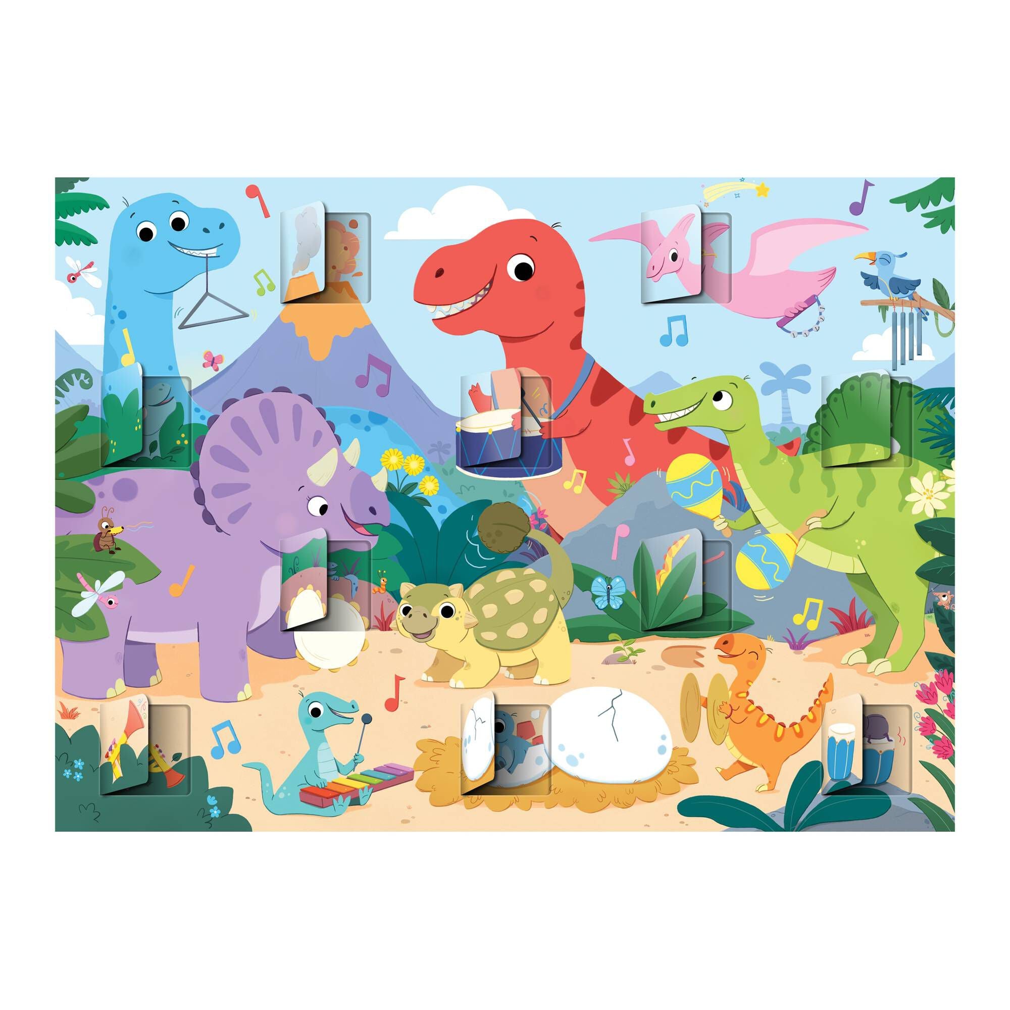 Galt Who's Hiding Puzzles: Prehistoric Party