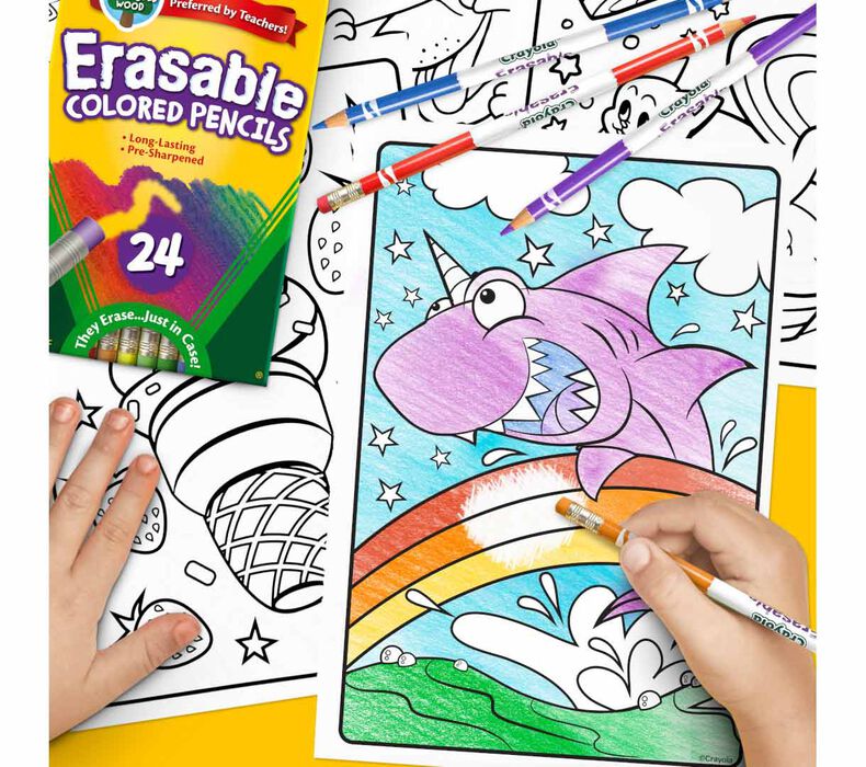 Crayola Erasable Colored Pencils (24ct)