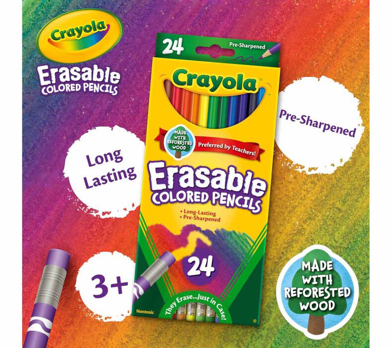 Crayola Erasable Colored Pencils (24ct)