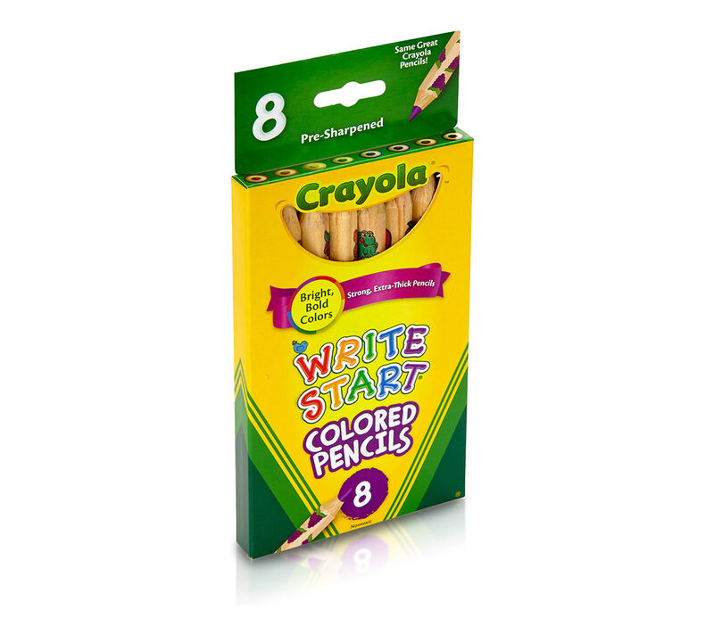 Crayola Write Start Colored Pencils 8ct