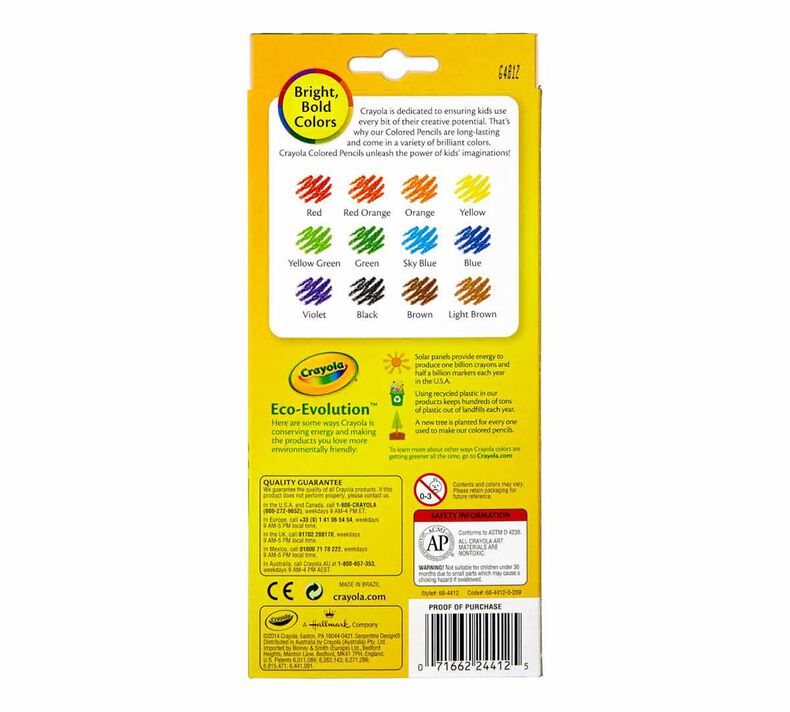 Crayola Erasable Colored Pencils 12ct