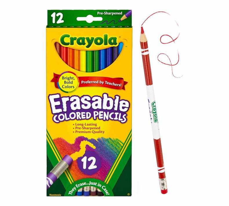 Crayola Erasable Colored Pencils 12ct